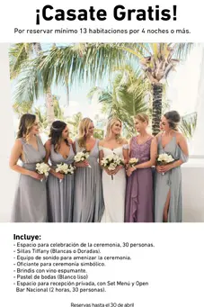 Oferta de viaje bodas casate gratis republica dominicana punta cana precios