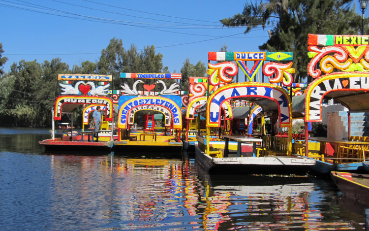 México Xochimolco Trajineras